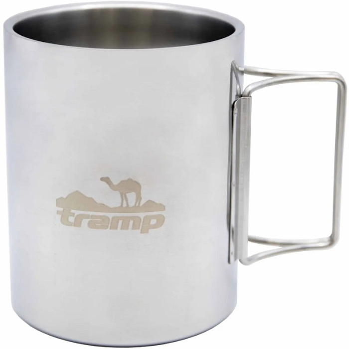 Термокружка со складными ручками и поилкой Tramp 500ml (UTRC-142-metal)