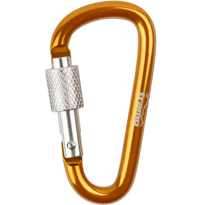 Набор карабинов алюминиевых с муфтой (10 шт) Tramp 6 cm orange (UTRA-307-orange)