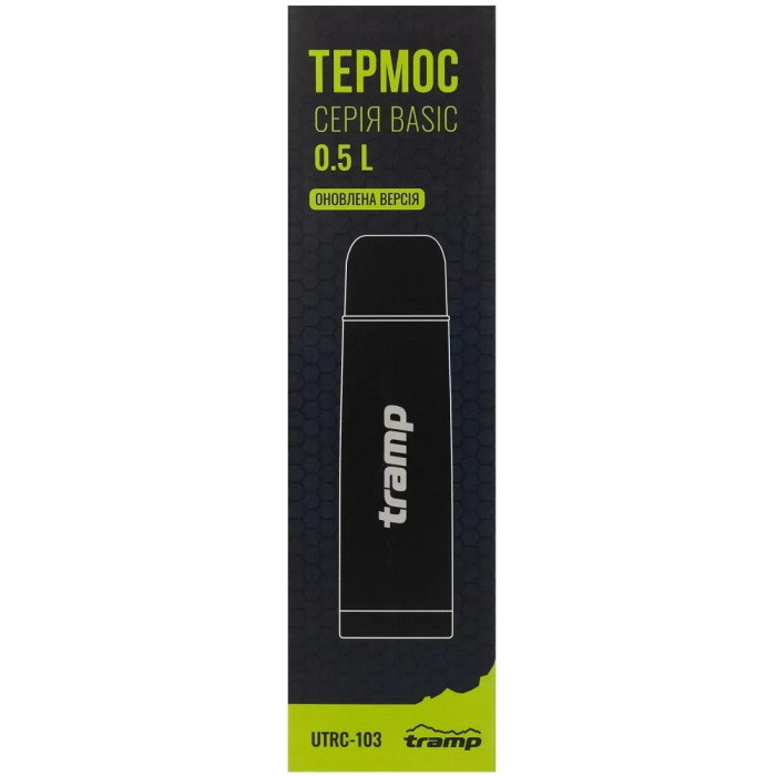 Термос Tramp Basic 0.5L black (UTRC-103-black)