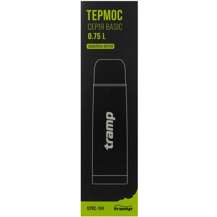 Термос Tramp Basic 0.75L black (UTRC-104-black)