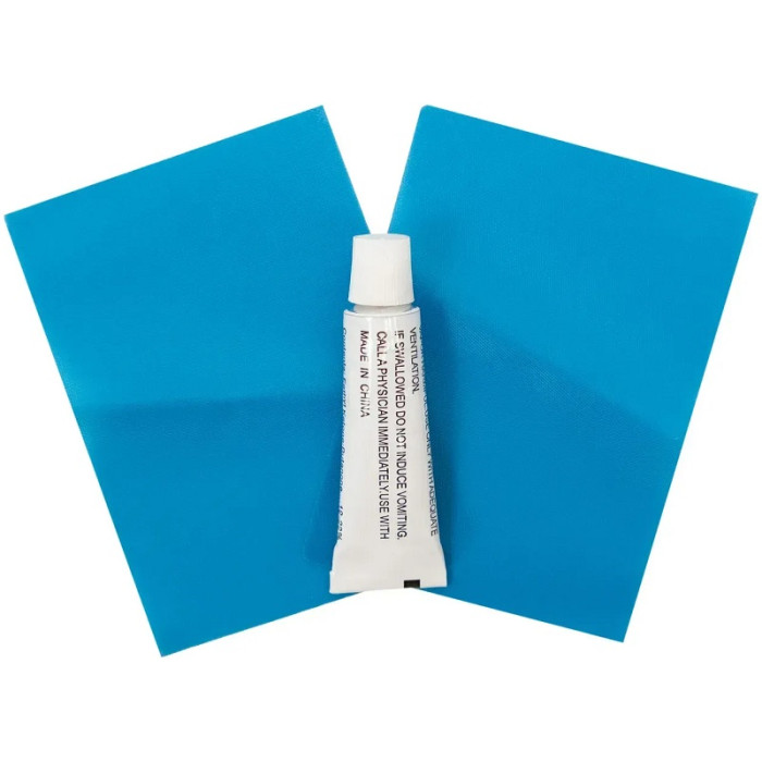 Самонадувний килимок Tramp Round 2,5 cm light blue (UTRI-005-light-blue)