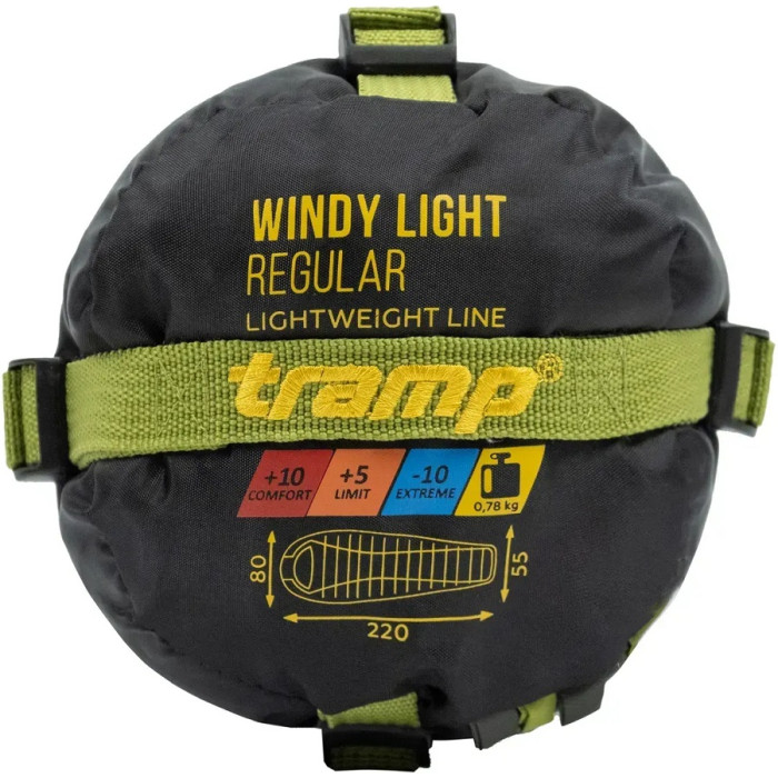 Спальний мішок Tramp Windy Light, Left, olive (UTRS-055-olive-L)