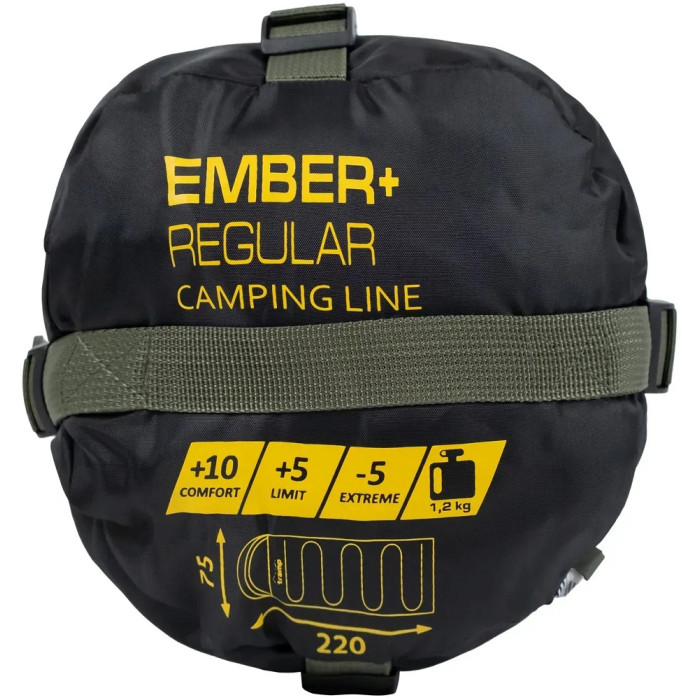 Спальний мішок Tramp Ember+, Regular, Right (UTRS-063R-olive-R)