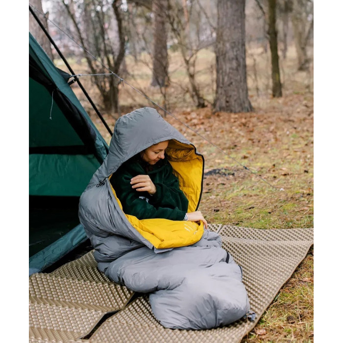Спальний мішок Tribe Down 400 Regular, grey (T-CH-0007-grey-L)