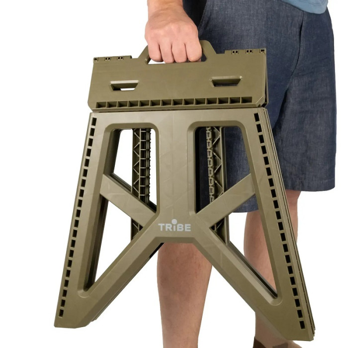 Стілець пластиковий Tribe Camp Chair High olive (T-EF-0002-olive)