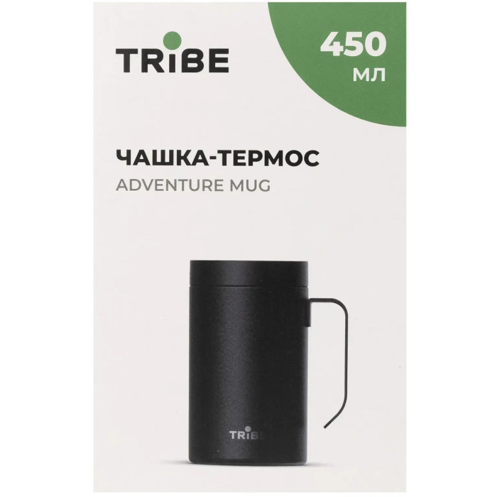 Чашка-термос Tribe Adventure Mug 450ml black (T-FA-0032-black)
