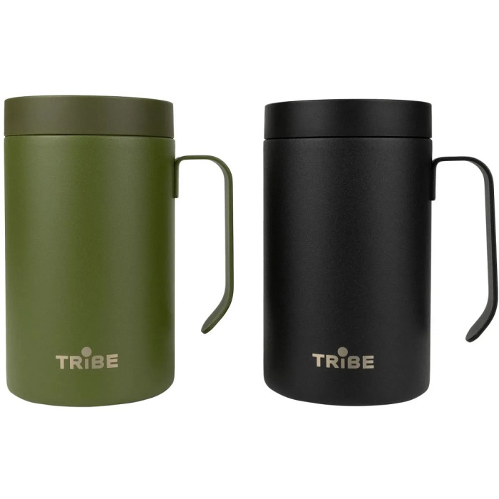 Чашка-термос Tribe Adventure Mug 450ml black (T-FA-0032-black)