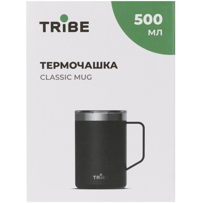 Термочашка Tribe Classic Mug 500ml black (T-FA-0033-black)