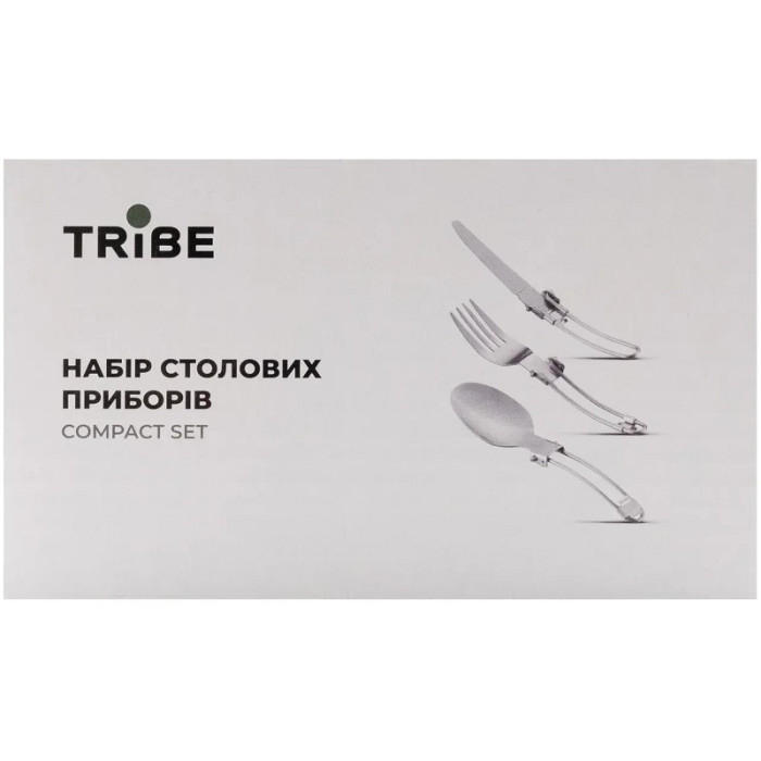 Набір столових приборів сталевий Tribe Compact Set (T-FC-0021-metal)