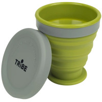 Стакан складаний силіконовий Tribe T-FF-0001 200ml, olive (T-FF-0001-olive)