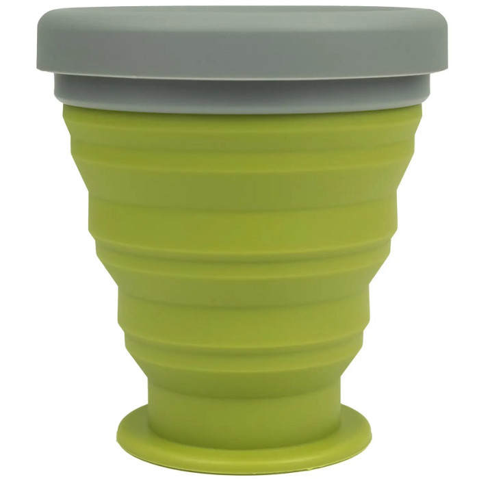 Стакан складной силиконовый Tribe T-FF-0001 200ml, olive (T-FF-0001-olive)