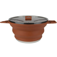 Кастрюля силиконовая Tribe Collapsible Pot 2.5L, brown (T-FF-0025-brown)