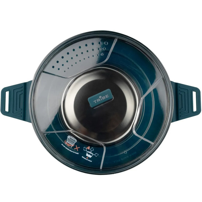 Кастрюля силиконовая Tribe Collapsible Pot 2.5L, ocean (T-FF-0025-ocean)