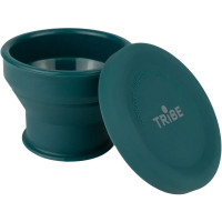 Стакан с крышкой силиконовый Tribe Collapsible Shot 90ml, ocean (T-FF-0030-ocean)