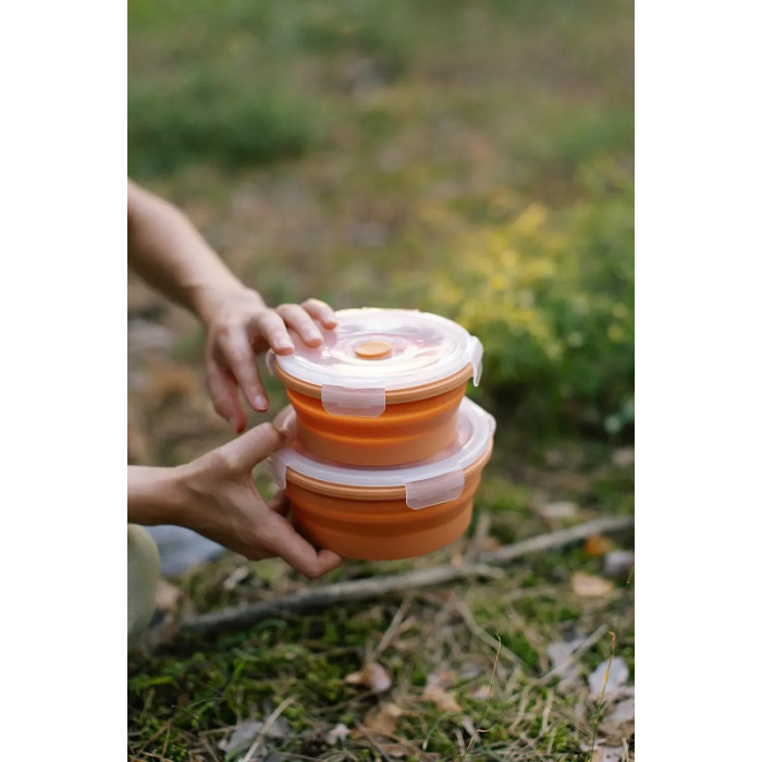 Контейнер силиконовый Tribe Bowl Container 550ml, ocher (T-FF-0045-ocher)