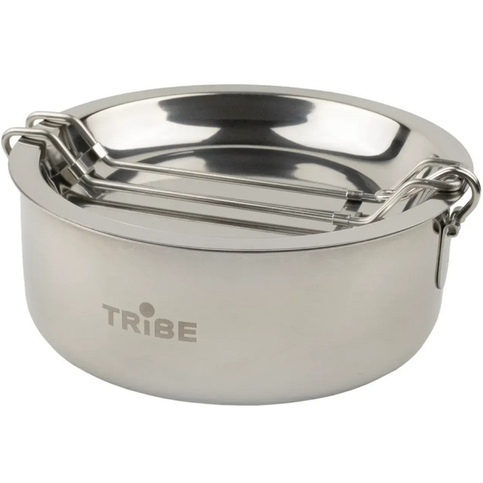 Набір посуду сталевий Tribe Tourist Set 1.2L (T-FG-0008-metal)