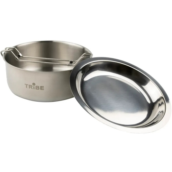 Набір посуду сталевий Tribe Tourist Set 1.2L (T-FG-0008-metal)