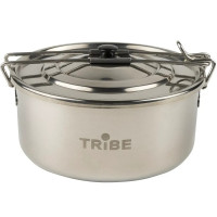 Котелок стальной Tribe Tourist Pot 0.9L (T-FH-0007-metal)