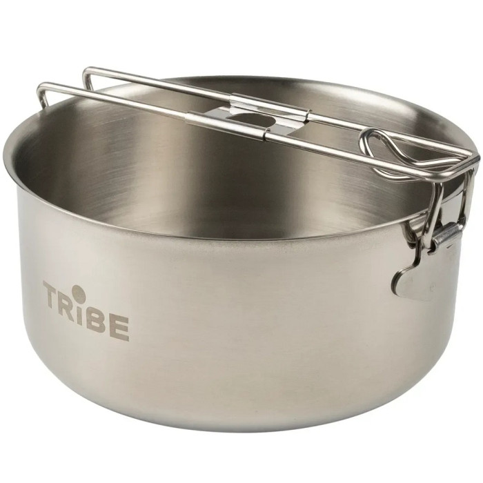 Котелок стальной Tribe Tourist Pot 0.9L (T-FH-0007-metal)