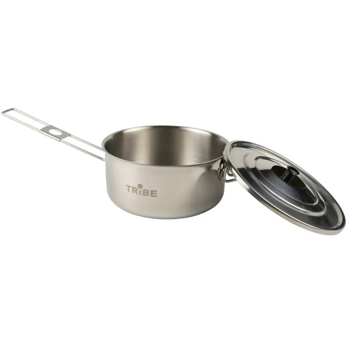 Котелок стальной Tribe Tourist Pot 0.9L (T-FH-0007-metal)