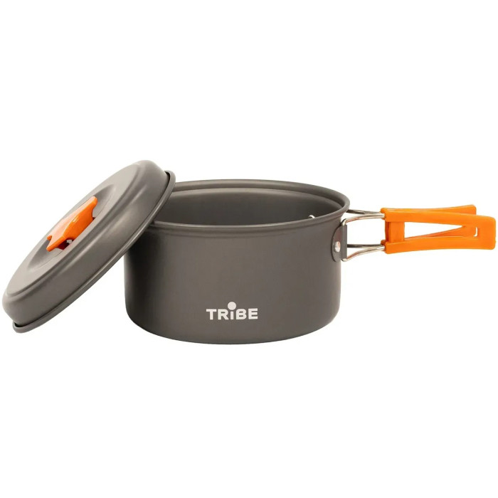 Котелок алюминиевый Tribe Pot 1 л Alu (T-FH-0040-grey)