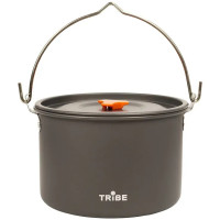 Котелок алюминиевый Tribe Pot 4 л Alu (T-FH-0041-grey)