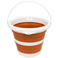 Ведро складное силиконовое Tribe Water Bucket 5 л, terracota (T-FJ-0047-terracota)
