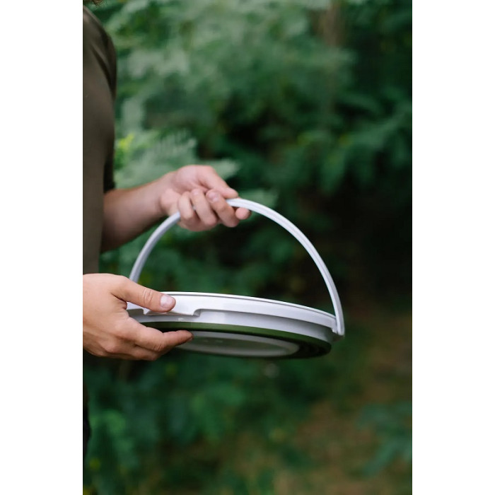Ведро складное силиконовое Tribe Water Bucket 10 л, olive (T-FJ-0048-olive)