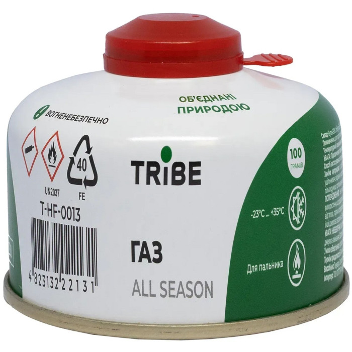 Картридж газовий Tribe різьбовий 100 г (T-HF-0013)