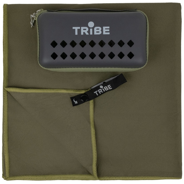 Рушник з мікрофібри Tribe Pocket Towel 90х180 см, army-green (T-LC-0001-2XL-army-green)