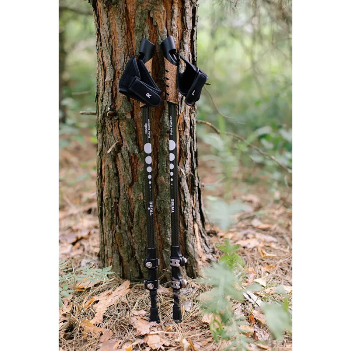 Палки для скандинавской ходьбы Tribe Nordic Pole Carbon (T-ME-0023-white)