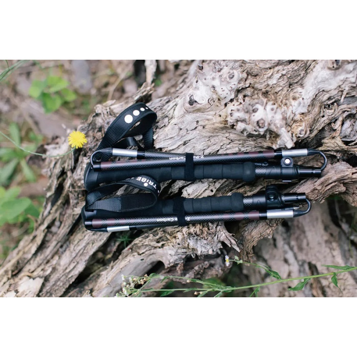 Треккинговые палки Tribe Z-Pole Carbon (T-ME-0025-plum)