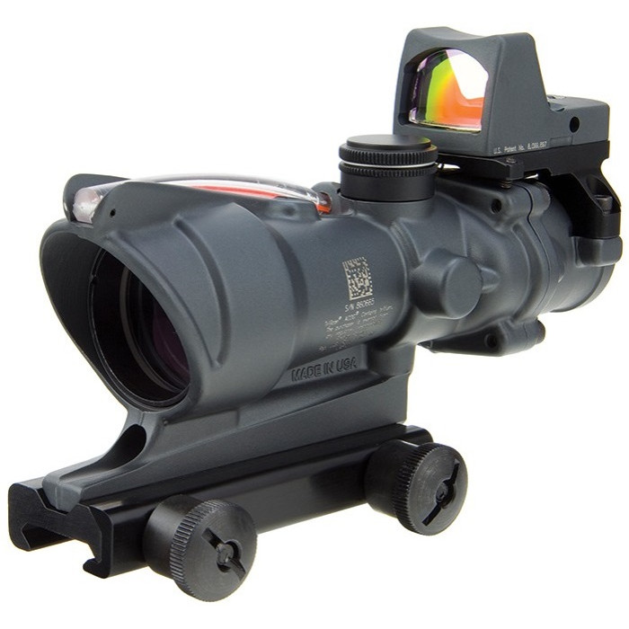 Комплект приціл оптичний і приціл коліматорний Trijicon ACOG 4x32 BAC + RMR 3.25 МОА Gray (TA31-D-100568)