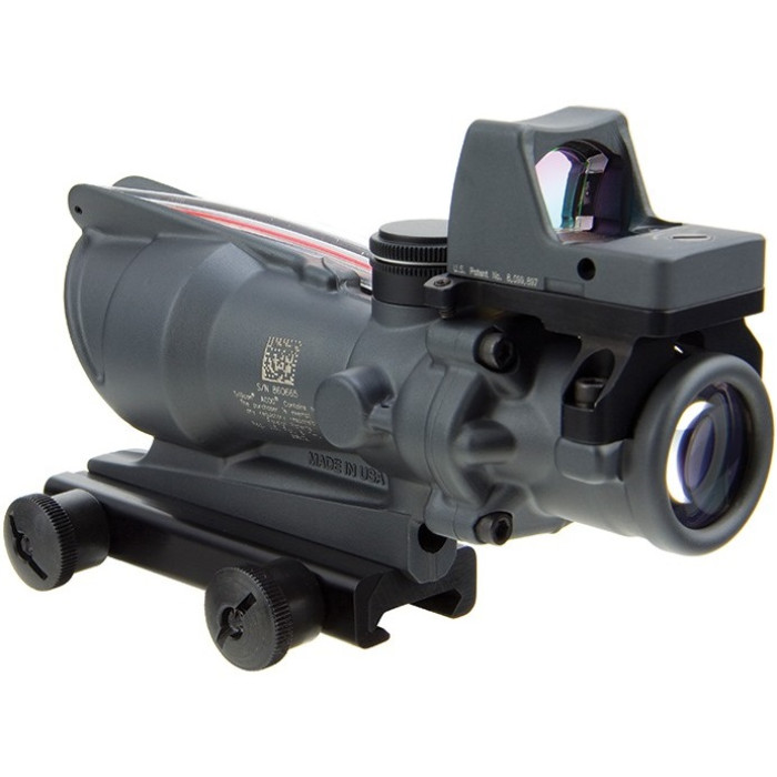 Комплект приціл оптичний і приціл коліматорний Trijicon ACOG 4x32 BAC + RMR 3.25 МОА Gray (TA31-D-100568)
