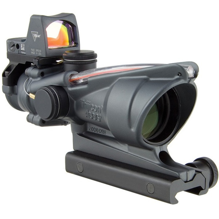 Комплект приціл оптичний і приціл коліматорний Trijicon ACOG 4x32 BAC + RMR 3.25 МОА Gray (TA31-D-100568)