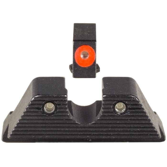 Мушка + цілик Trijicon HD Set Orange для пістолетів Glock 9mm/.40 (крім MOS) (GL101O-600538)
