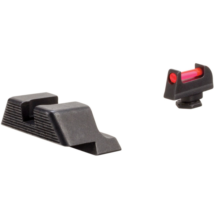 Мушка + цілик Trijicon Fiber Set Red для пістолетів Glock 9mm/.40 (крім MOS) (GL701-C-601023)
