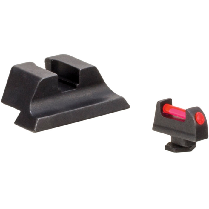 Мушка + цілик Trijicon Fiber Set Red для пістолетів Glock 9mm/.40 (крім MOS) (GL701-C-601023)