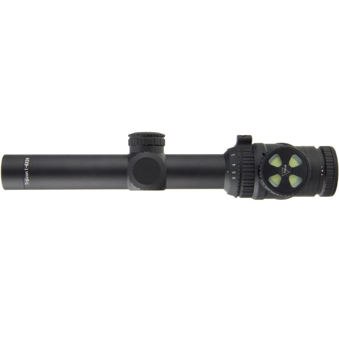 Приціл оптичний Trijicon AccuPoint 1-6x24 (30 mm) illum. BAC Red Triangle Tritium / Fiber Optics SFP (TR25-C-200090)