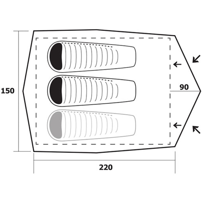 Намет Trimm Comet sand (001.009.0070)
