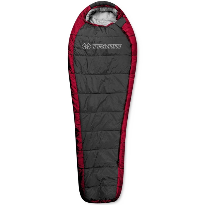 Спальний мішок Trimm Highlander red/dark grey - 185 cm Left Zip (001.009.0201)