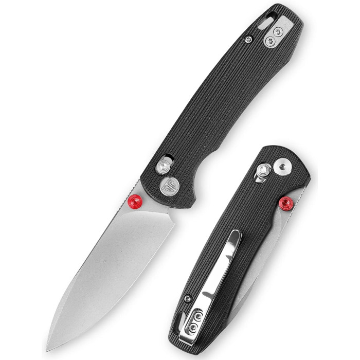 Нож складной Trivisa Dragonfly-B, черный, 14C28N, G10 (JM03-BG-14)