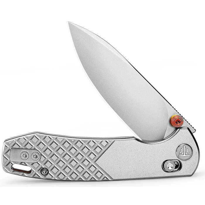 Нож складной Trivisa Dragonfly Ultra-O, M390, титан, серебристый (JM03-OT-M)