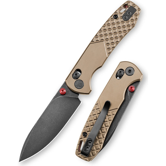 Нож складной Trivisa Dragonfly Ultra-Z, M390, титан, золотистый (JM03-ZT-M)
