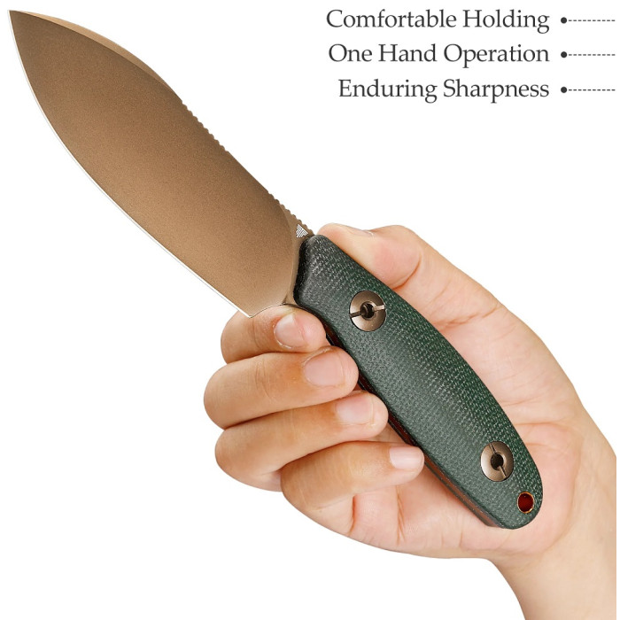 Нож Trivisa Aubergine-GM, зеленый, 14C28N, G10 (JM05-GM-14)