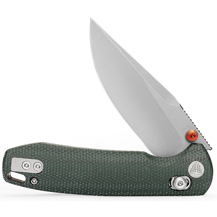 Нож складной Trivisa Butterfly-GM, зеленый, 14C28N, микарта (JM06-GM-14)