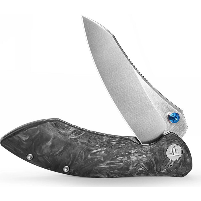 Нож складной Trivisa Rhino-W, черный, M390, карбон (JM08-W-M)
