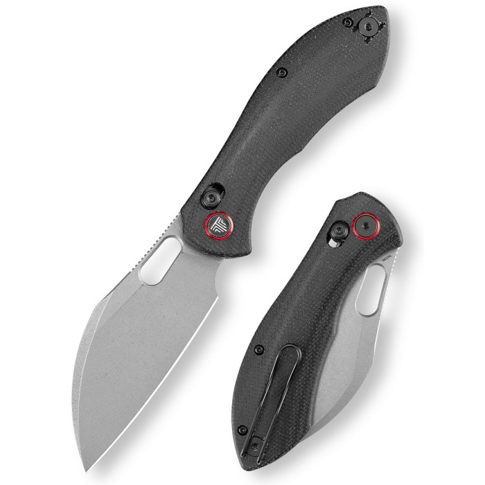 Нож складной Trivisa Batwing Plus-BM, черный, 14C28N, микарта (JM10L-BM-14)