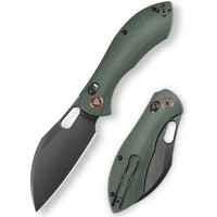Нож складной Trivisa Batwing Plus-GM, зеленый, 14C28N, микарта (JM10L-GM-14)