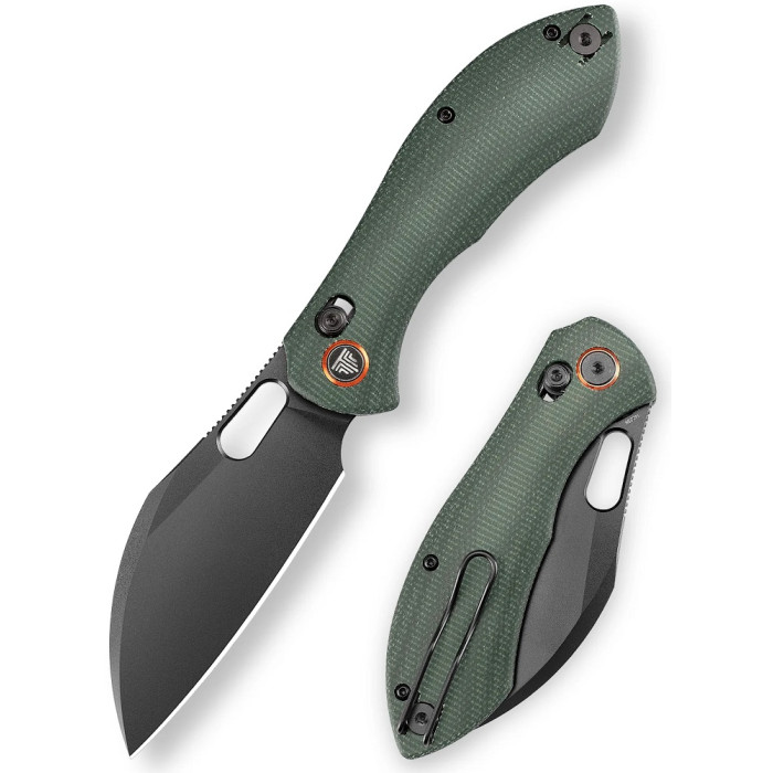 Нож складной Trivisa Batwing Plus-GM, зеленый, 14C28N, микарта (JM10L-GM-14)